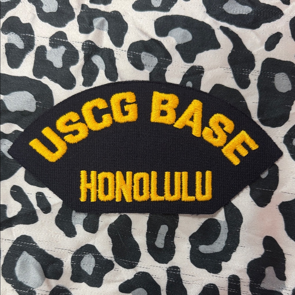 USCG Base Honolulu embroidered naval Patch